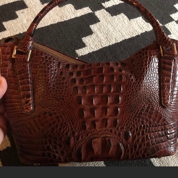 Brahmin Pecan Crossbody Melbourne - Croc-Embossed - Picture 2 of 10